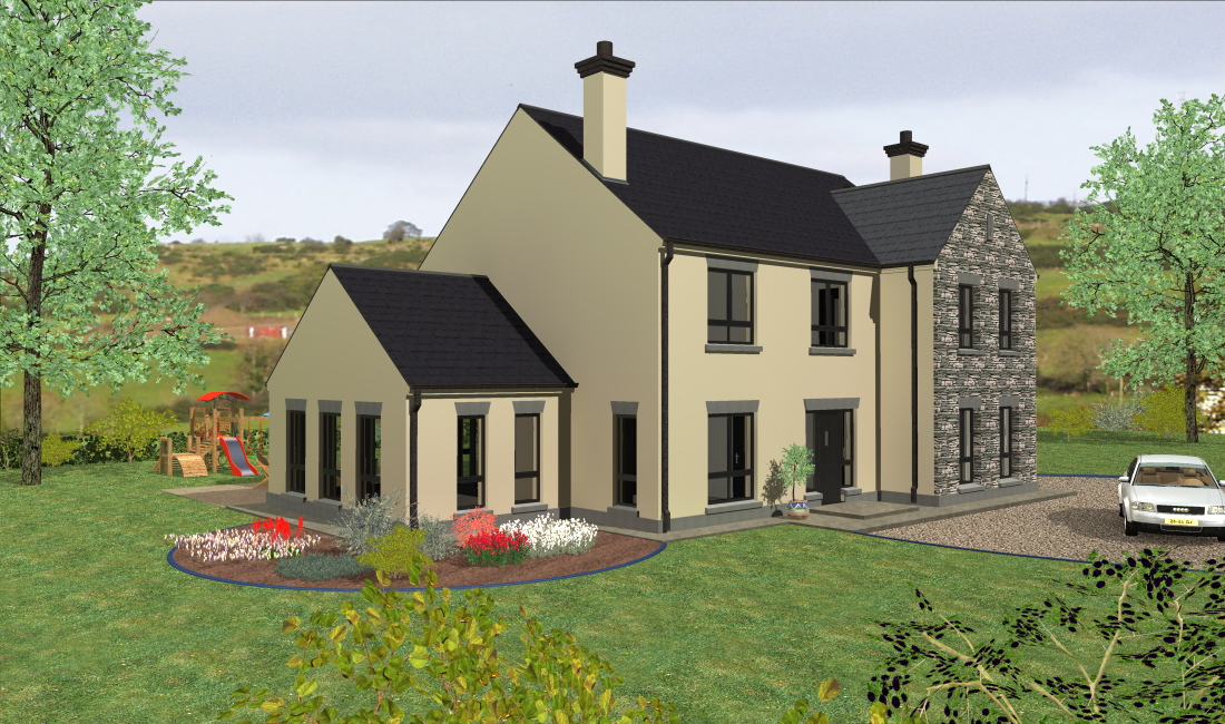 Ts042 Irelands 1 House Plans, 4 Bed 2 Story House Plans Ireland